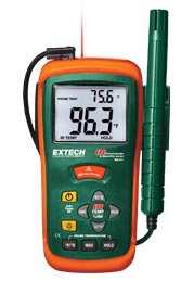 EXTECH RH101: Hygro-Thermometer + InfraRed Thermometer EXTECH RH101: Hygro-Thermometer + InfraRed Thermometer